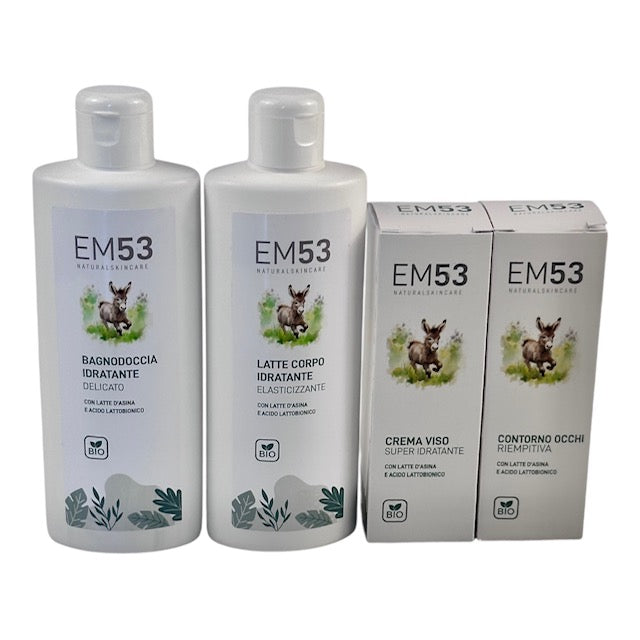 EM53 – Bagno Doccia Idratante con Latte d’Asina 200 ML