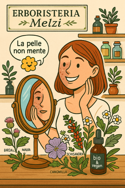 La pelle non va coperta. Va compresa. Cosmesi bio e piante per rispecchiare il benessere interno
